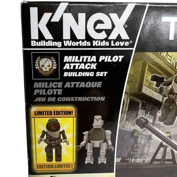 K'nex Titanfall Militia Pilot Attack 69497 Building Block Set 92 Pieces Respawn - Picture 4 of 12